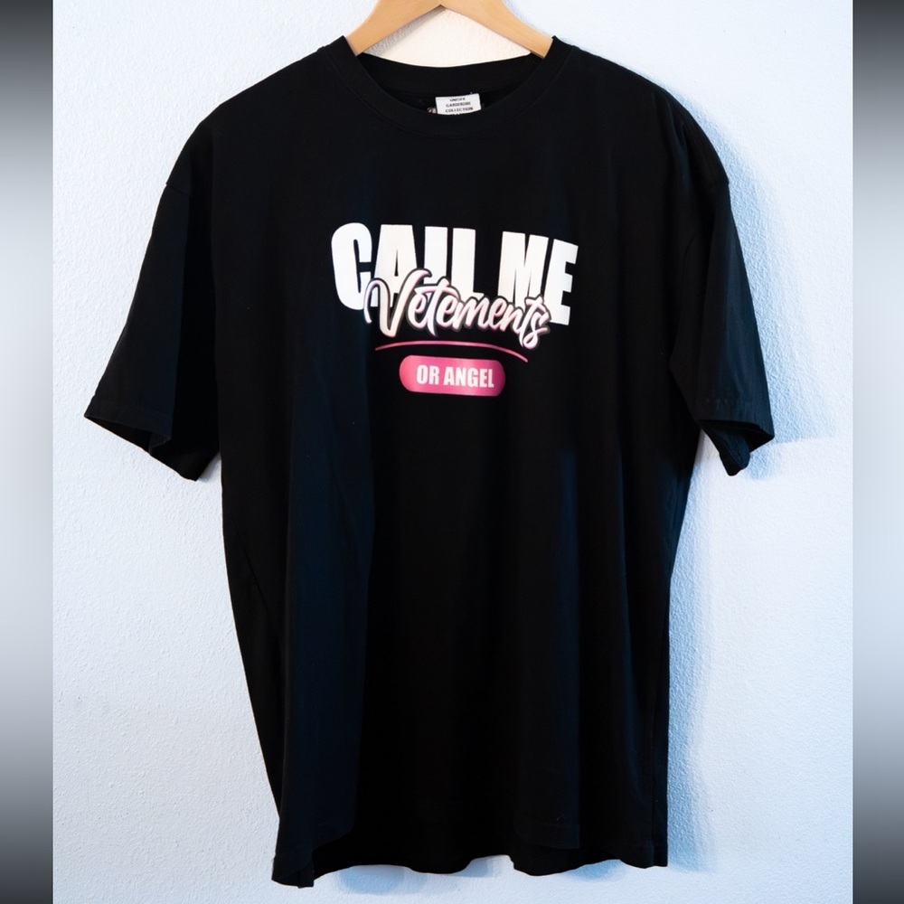 CALL ME VETEMENTS TSHIRT